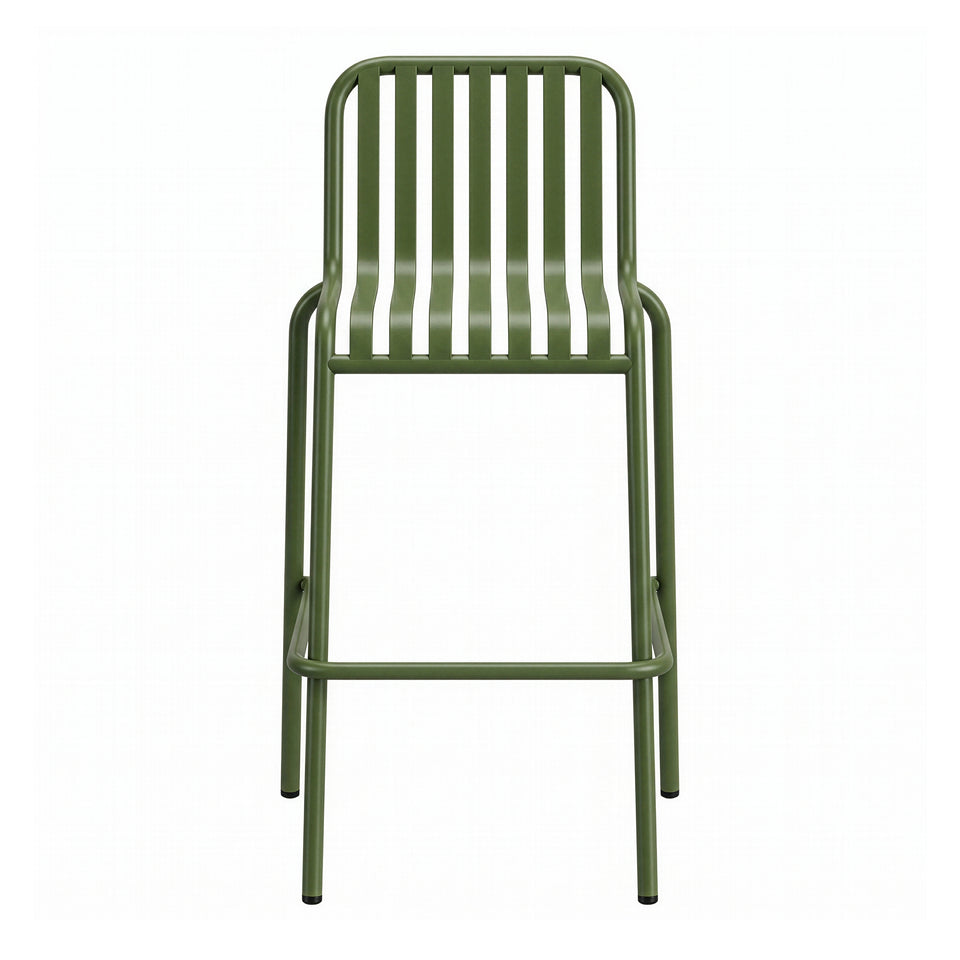 outdoor bar furniture - side angle view