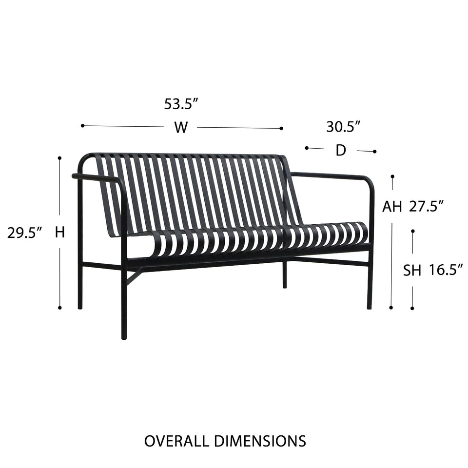 Enid Outdoor Loveseat