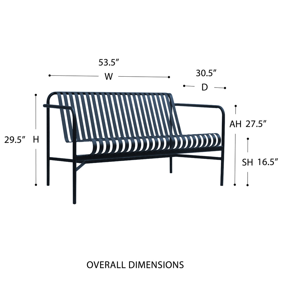 Enid Outdoor Loveseat