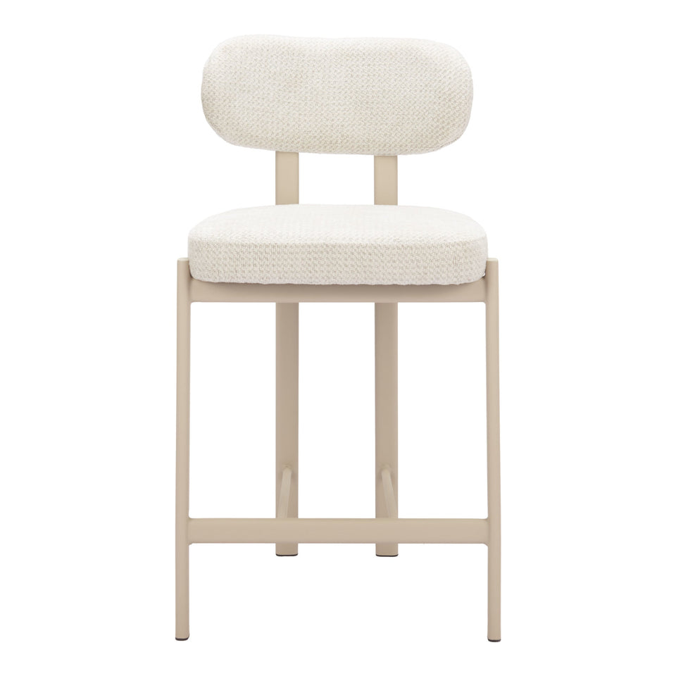Aurea Counter Stool (Set of 2) Light Gray