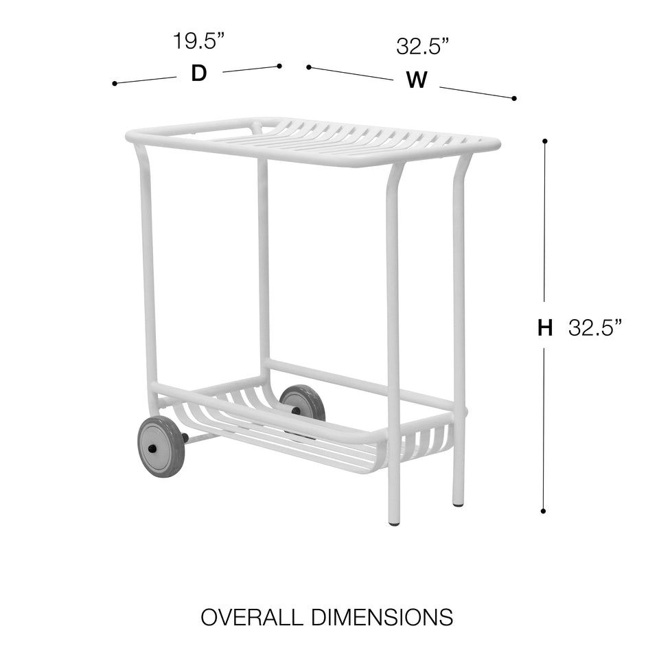 Enid 32" Outdoor Cart
