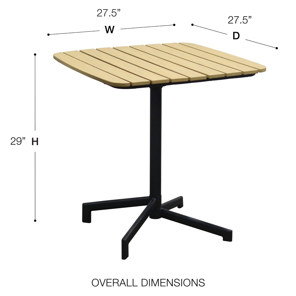 Kalmar 28" Folding Outdoor Table