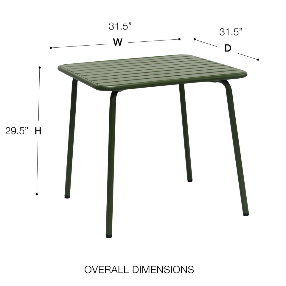 Rosco 32" Outdoor Square Table