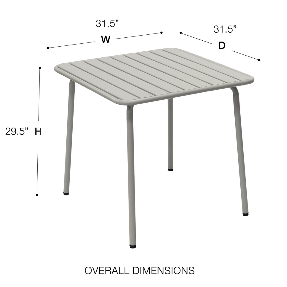 Rosco 32" Outdoor Square Table