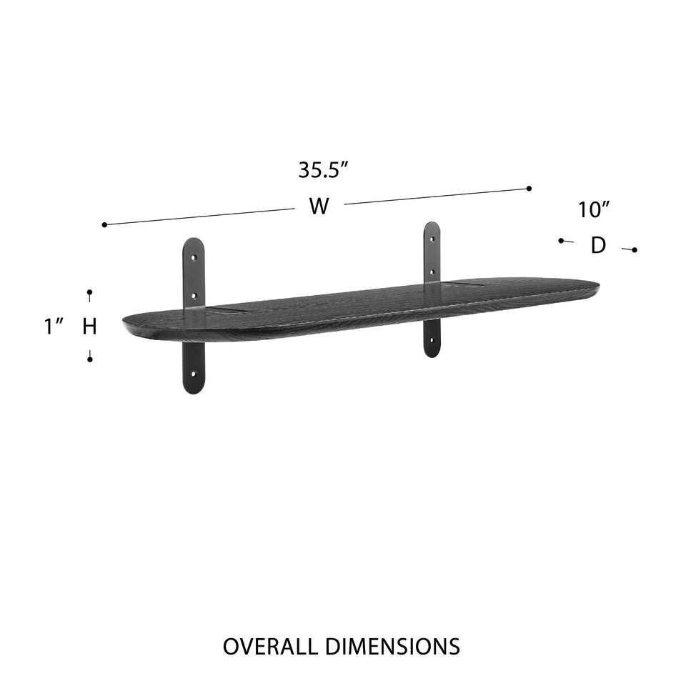 Catalina 35" Floating Shelf