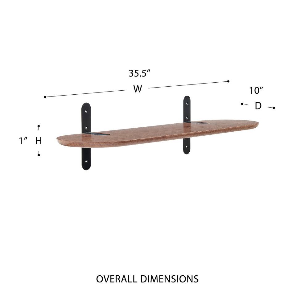 Catalina 35" Floating Shelf