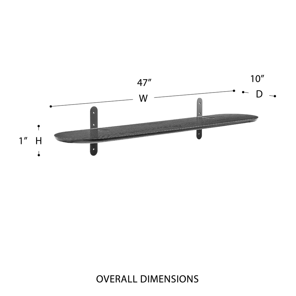 Catalina 47" Floating Shelf