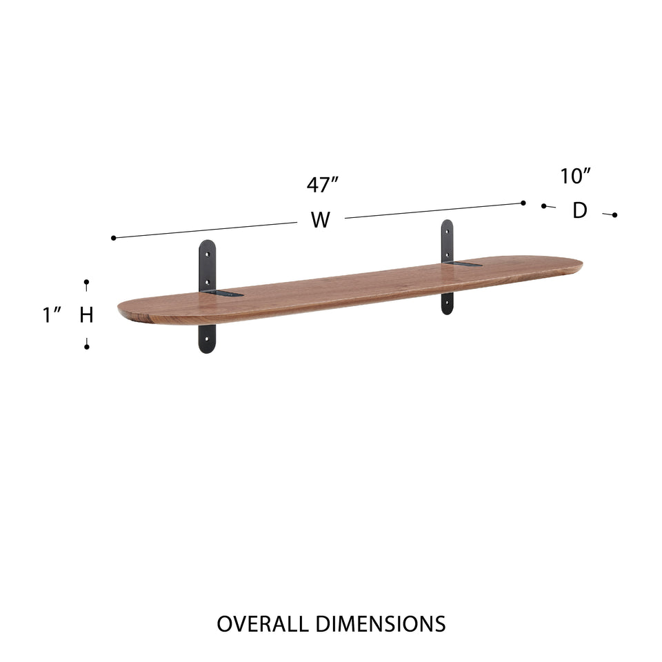 Catalina 47" Floating Shelf