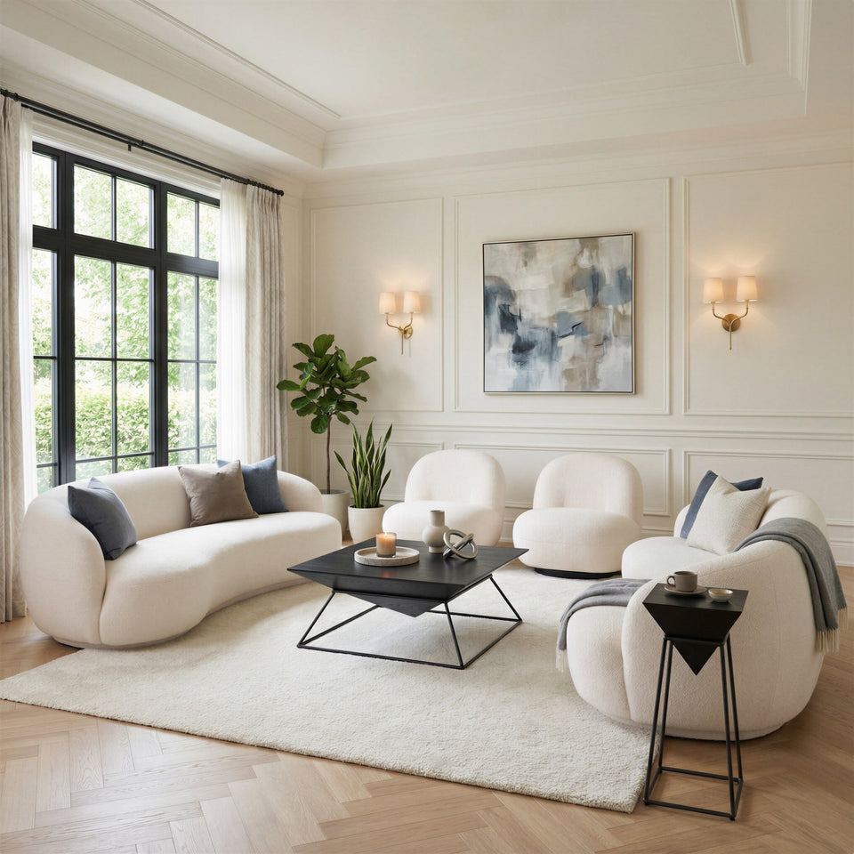 Myanmar Accent Chair Cream