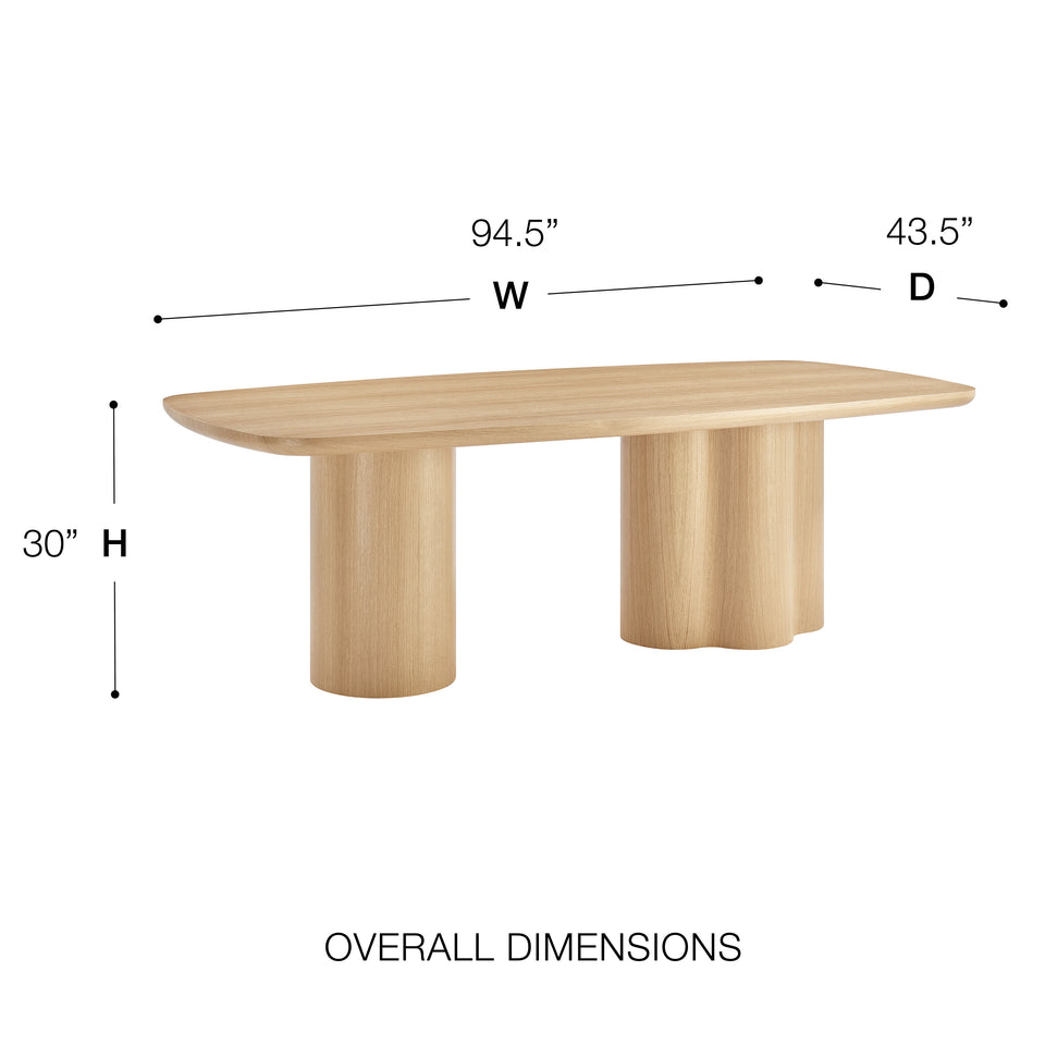 Alve 95" Rectangle Table