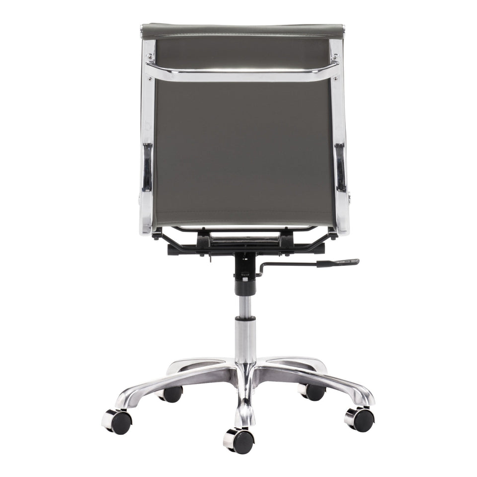 Lider Plus Armless Office Chair Gray