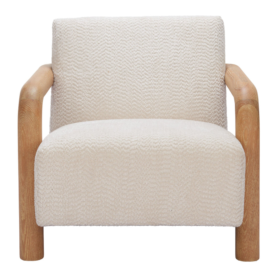 Subliem Accent Chair Cotton White