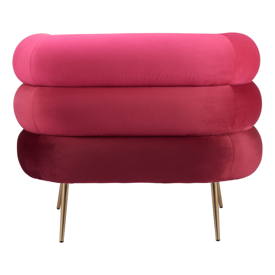Arish Accent Chair Red