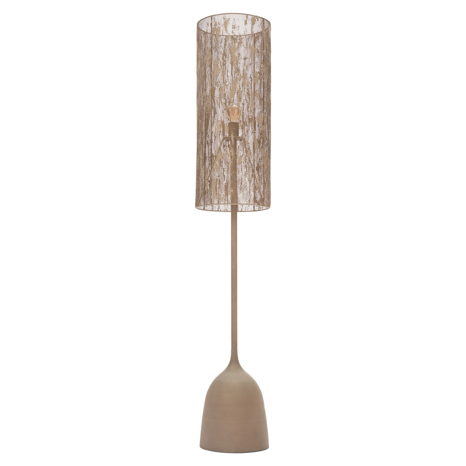 Buff Floor Lamp Taupe