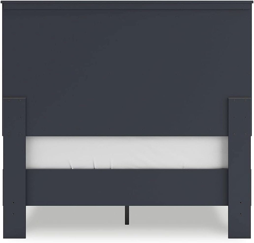 Stylish Navy Blue Full Panel Headboard for Bedrooms