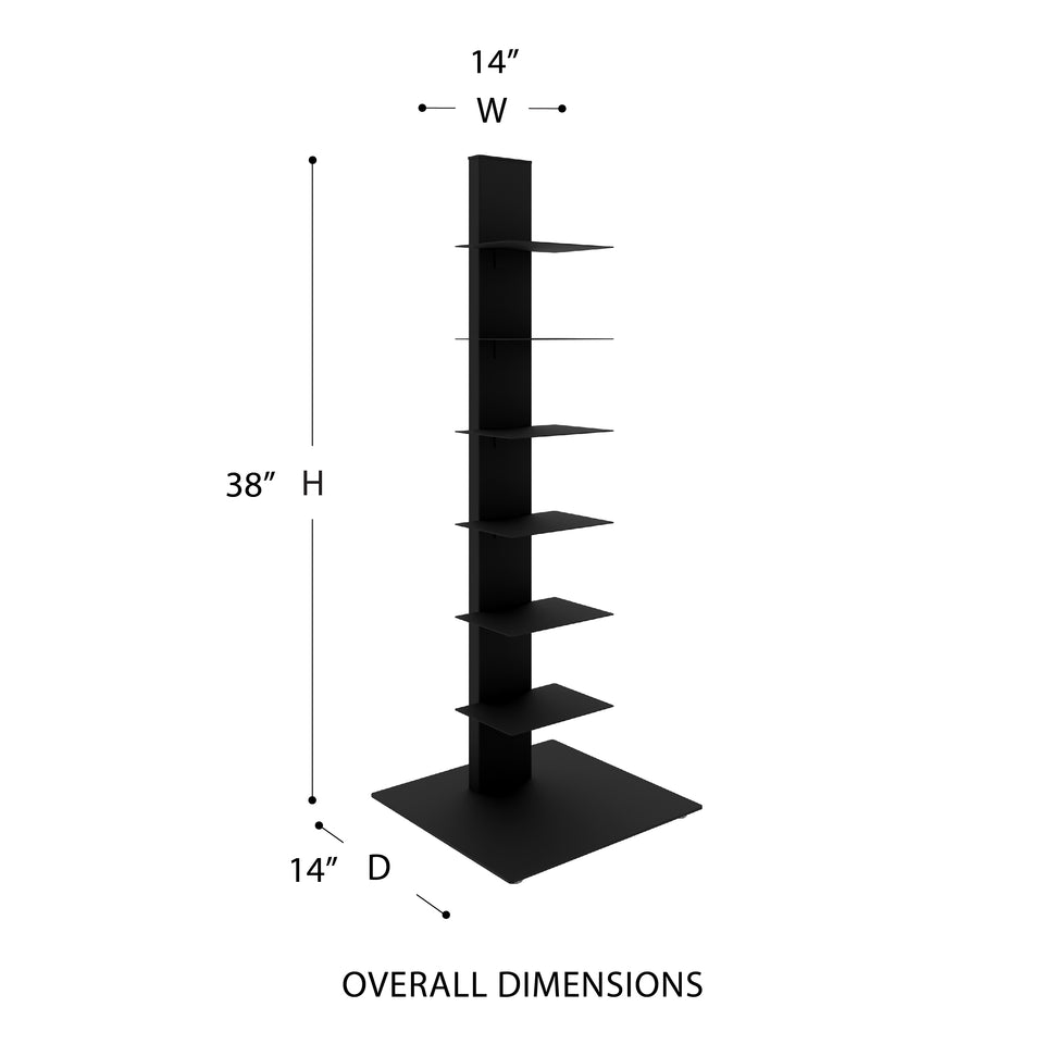 Sapiens 38" Bookcase Tower