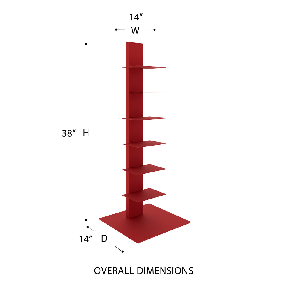 Sapiens 38" Bookcase Tower