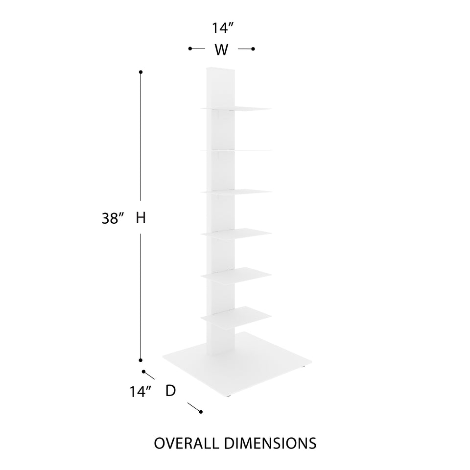 Sapiens 38" Bookcase Tower
