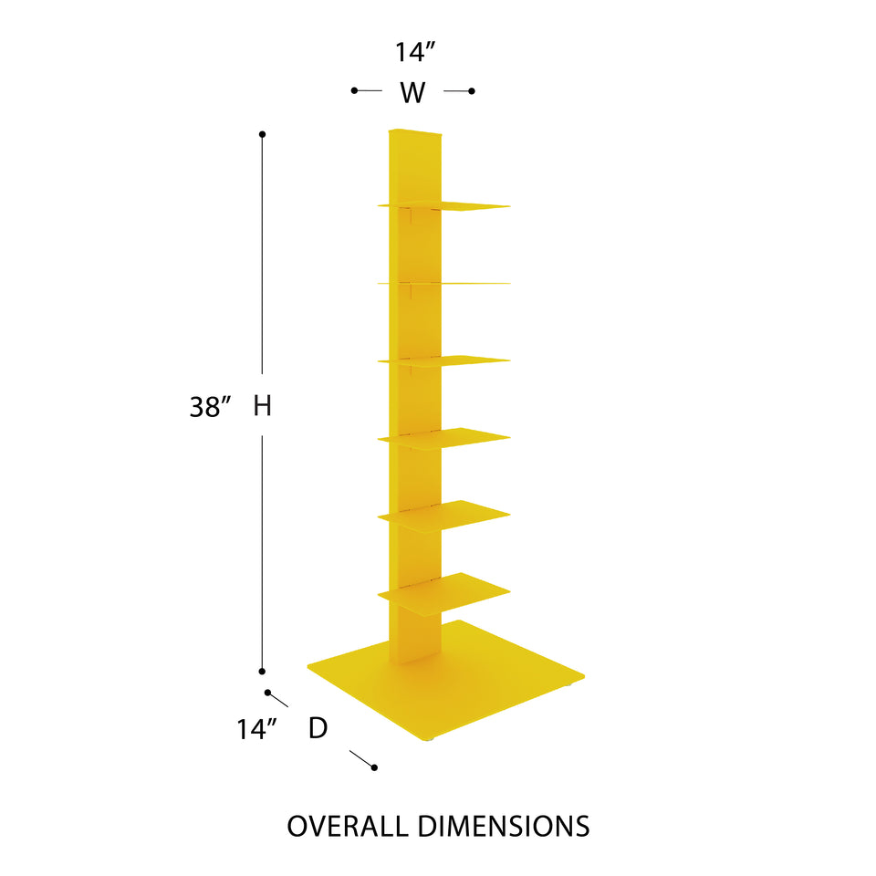 Sapiens 38" Bookcase Tower