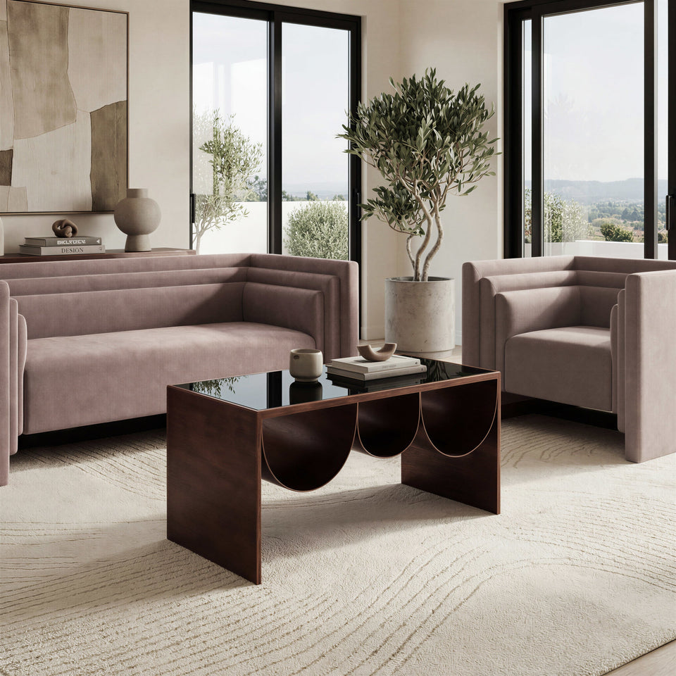 Aveiro Coffee Table Copper & Black