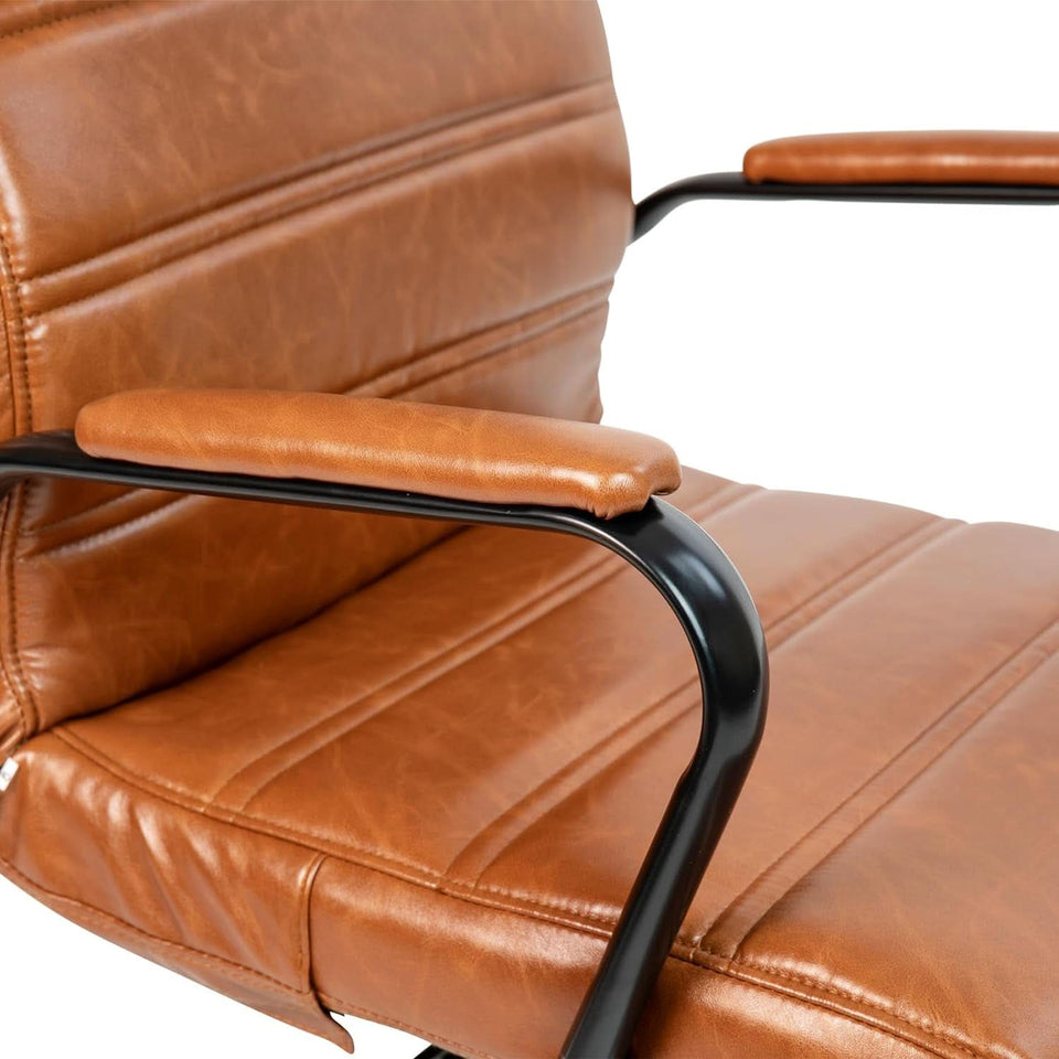 Whitney High Back Leathersoft Desk Chair Adjustable Height