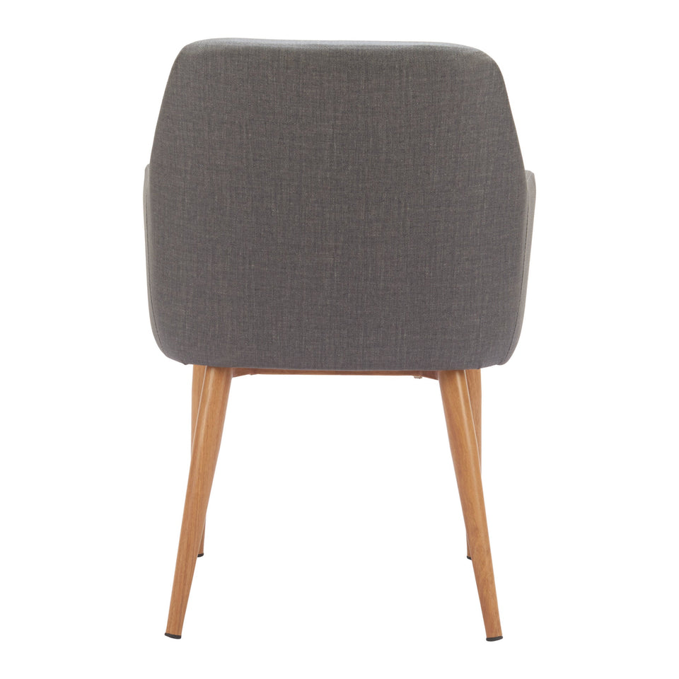 Wisom Dining Chair (Set of 2) Gray