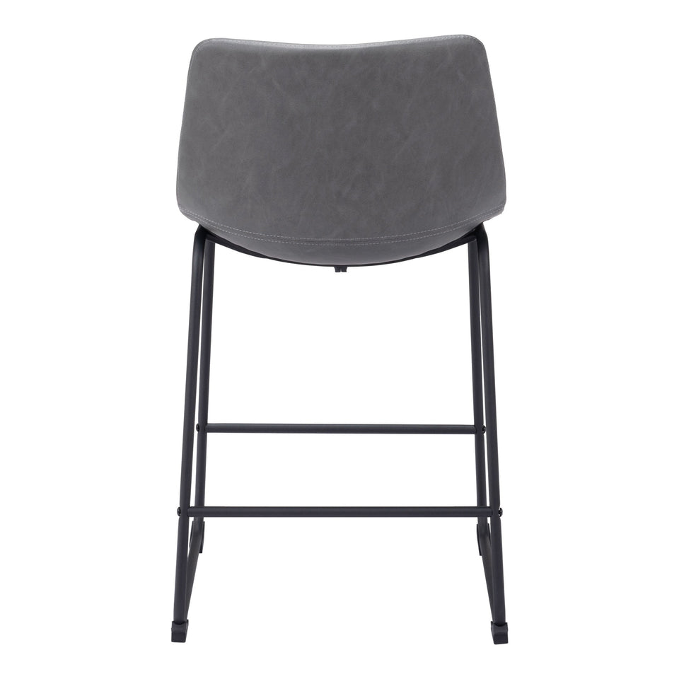 Smart Counter Stool (Set of 2) Charcoal