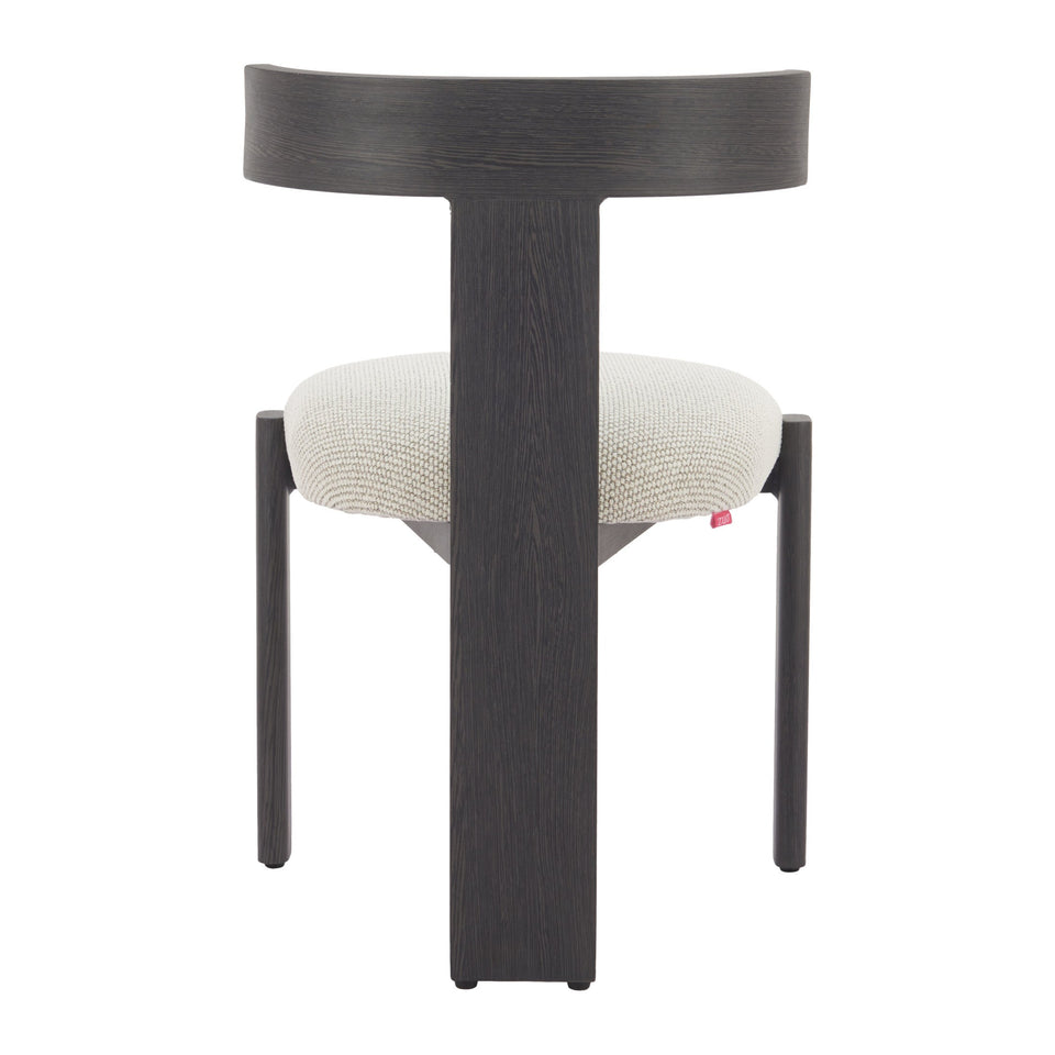 Tiana Dining Chair Black & Beige