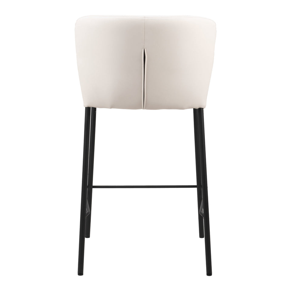 Linz Counter Stool (Set of 2) Cream
