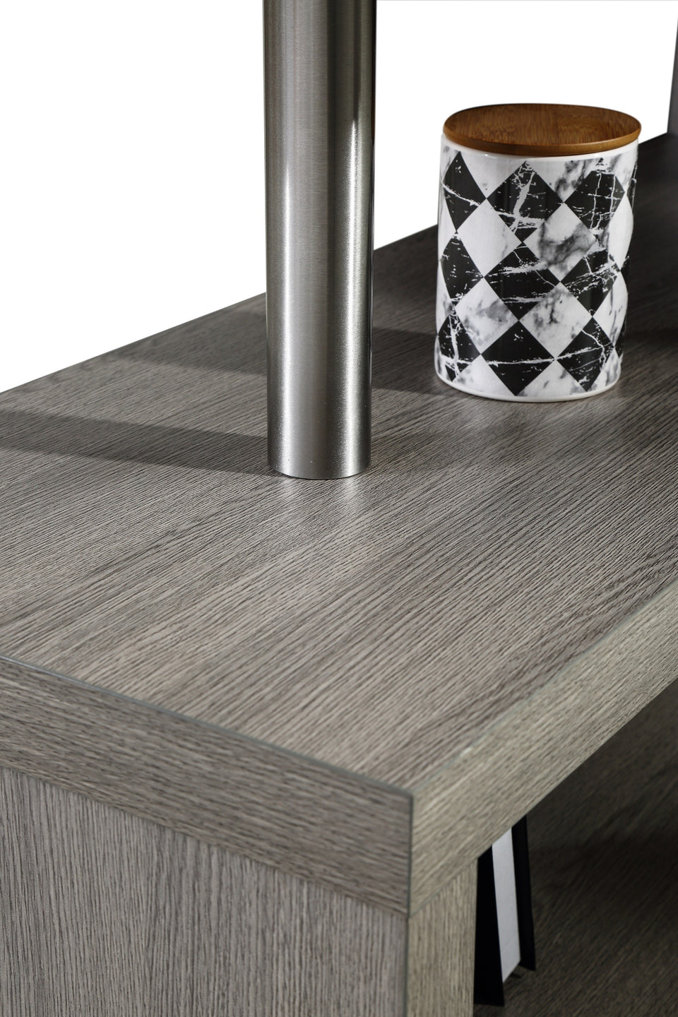 A33 Modern office Desk in Matte Grey