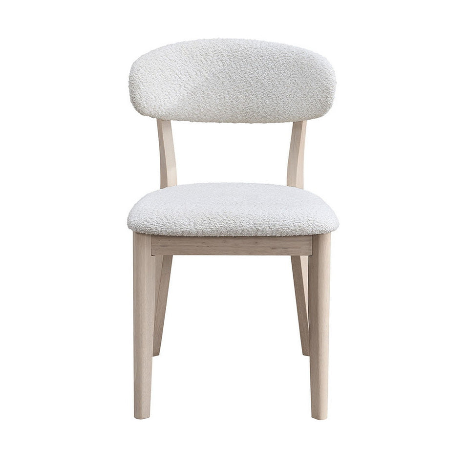 ACTU Scandinavian Dining Table Set with Upholstered Chairs for Small Spaces (Seats 4–6)