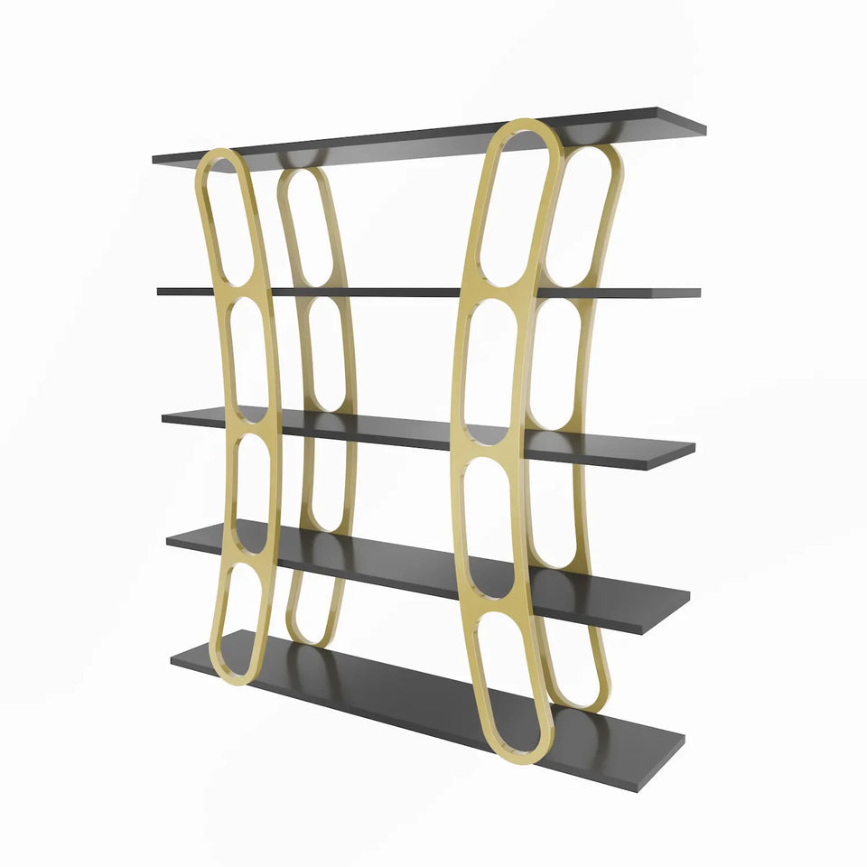 Adar 47" Tall Bookcase | Bookshelf | Display Unit