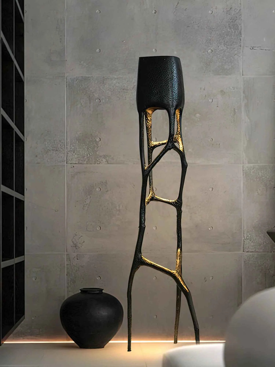 Abstract Gothic Sculpture Floor Lamp