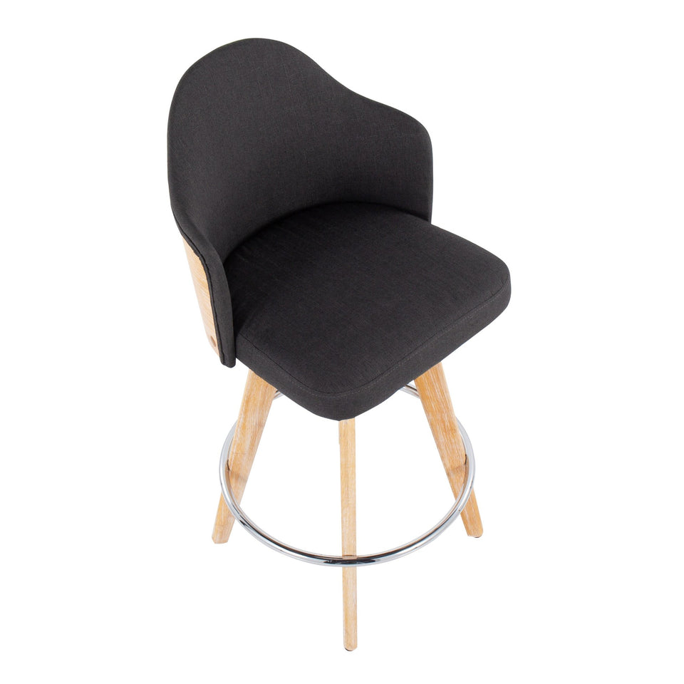 Ahoy 26" Fixed-Height Counter Stool - Set of 2