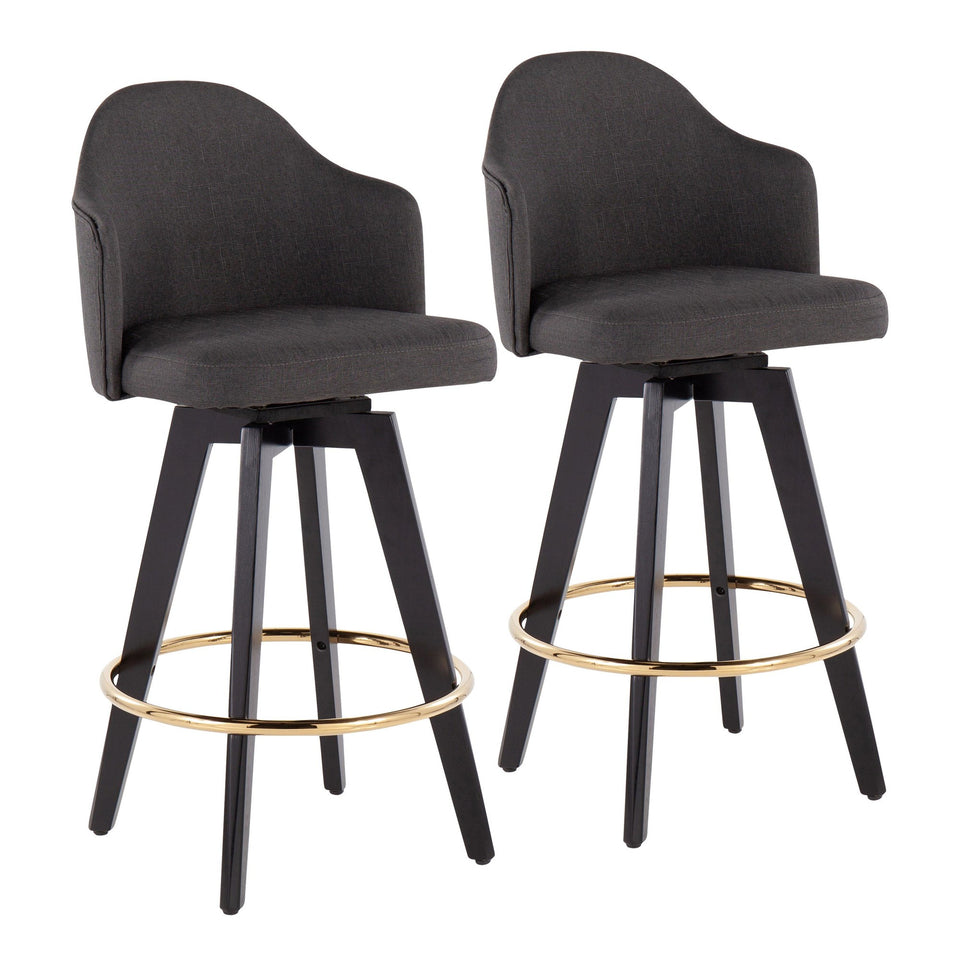 Ahoy 26" Fixed-Height Counter Stool - Set of 2