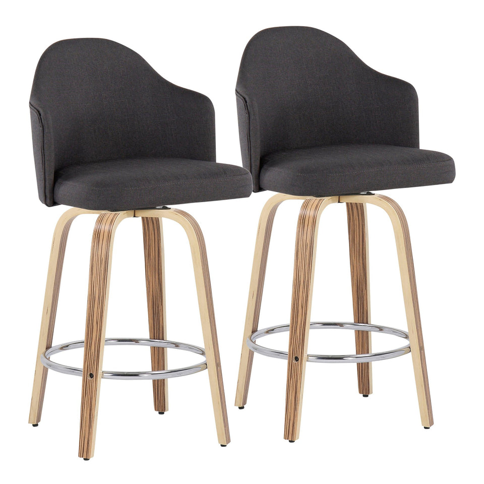 Ahoy 26" Fixed-Height Counter Stool - Set of 2