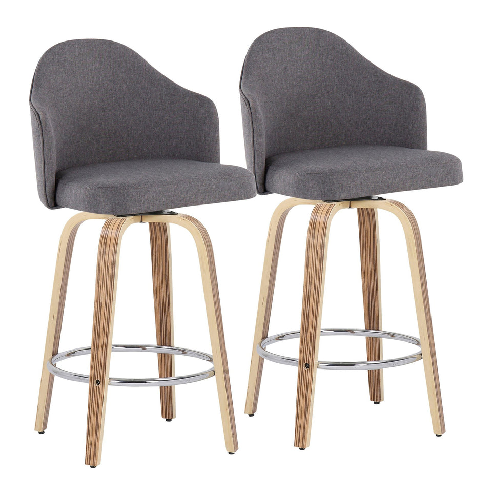 Ahoy 26" Fixed-Height Counter Stool - Set of 2