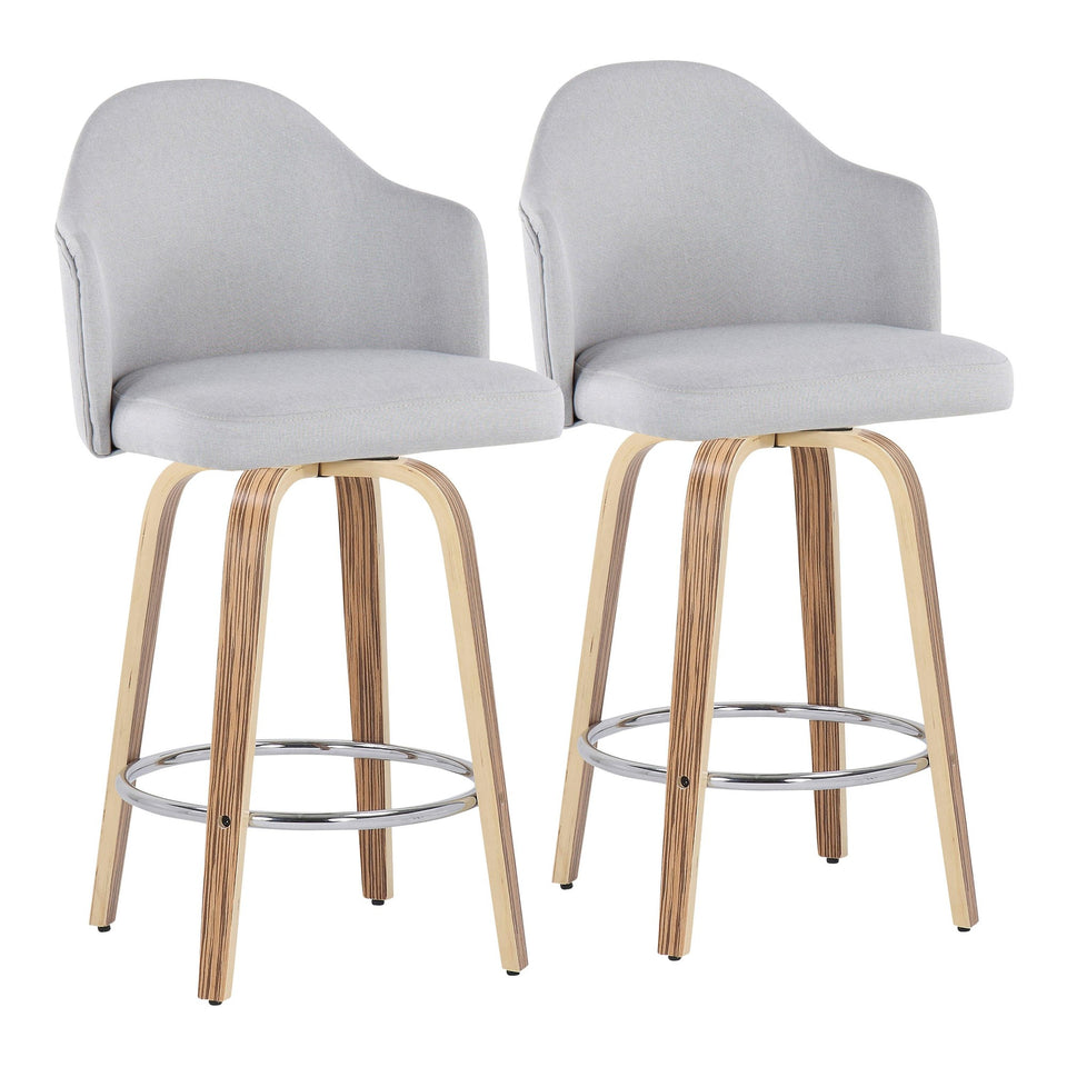 Ahoy 26" Fixed-Height Counter Stool - Set of 2