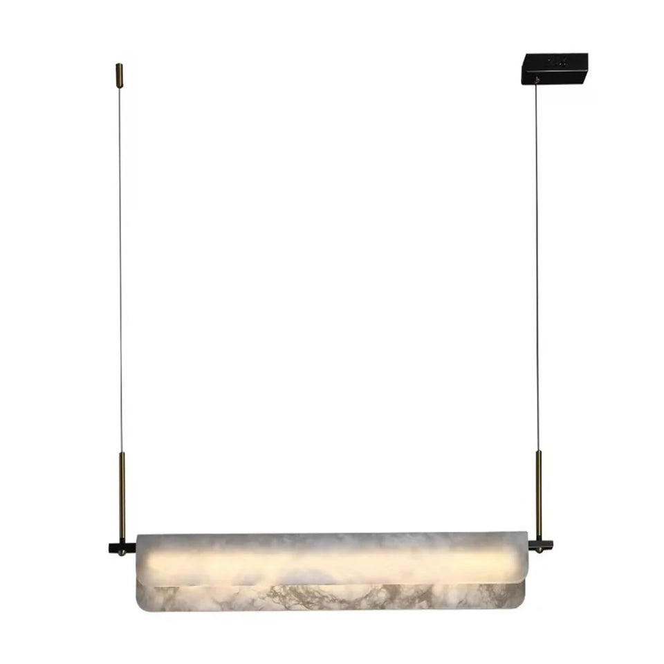 Alabaster Dining Linear Chandelier
