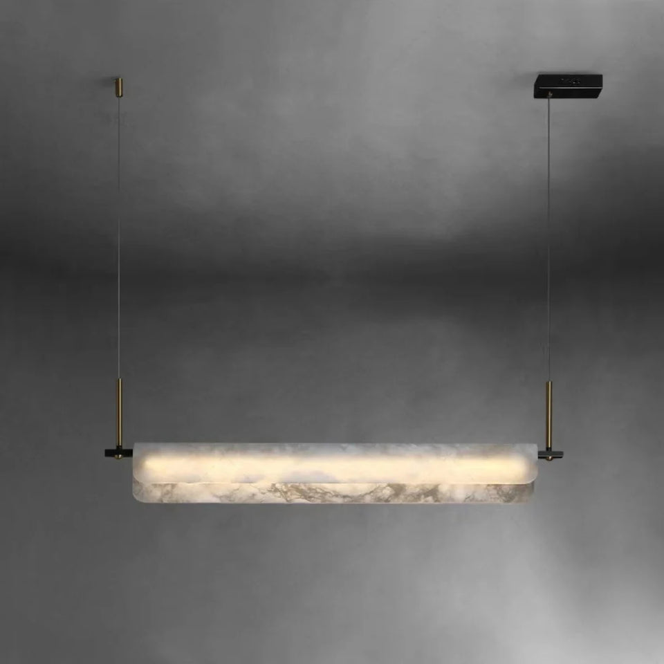 Alabaster Dining Linear Chandelier