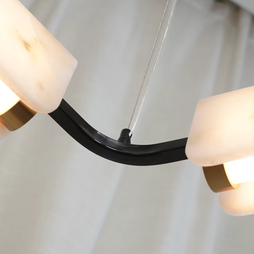 Alabaster Modern Chandelier