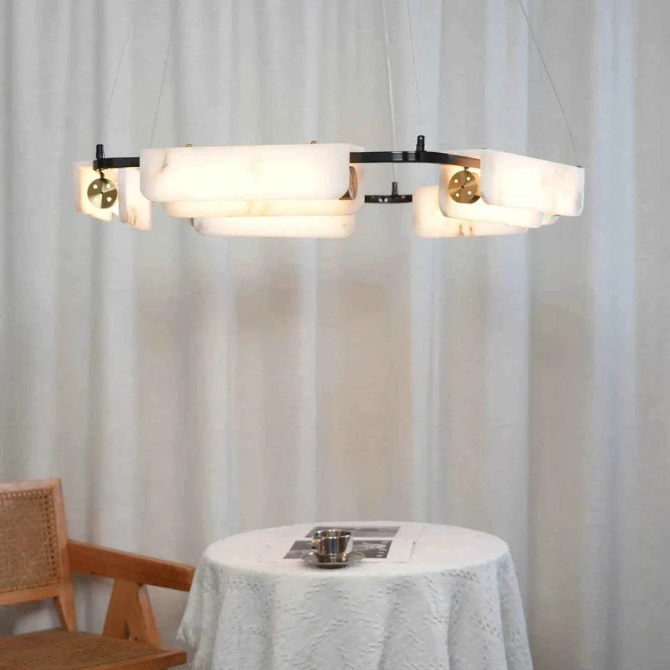 Alabaster Modern Chandelier