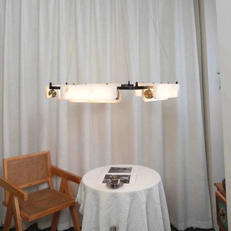 Alabaster Modern Chandelier