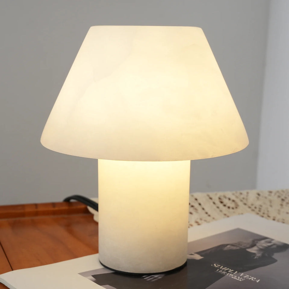 Alabaster Petra Stone House Table Lamp
