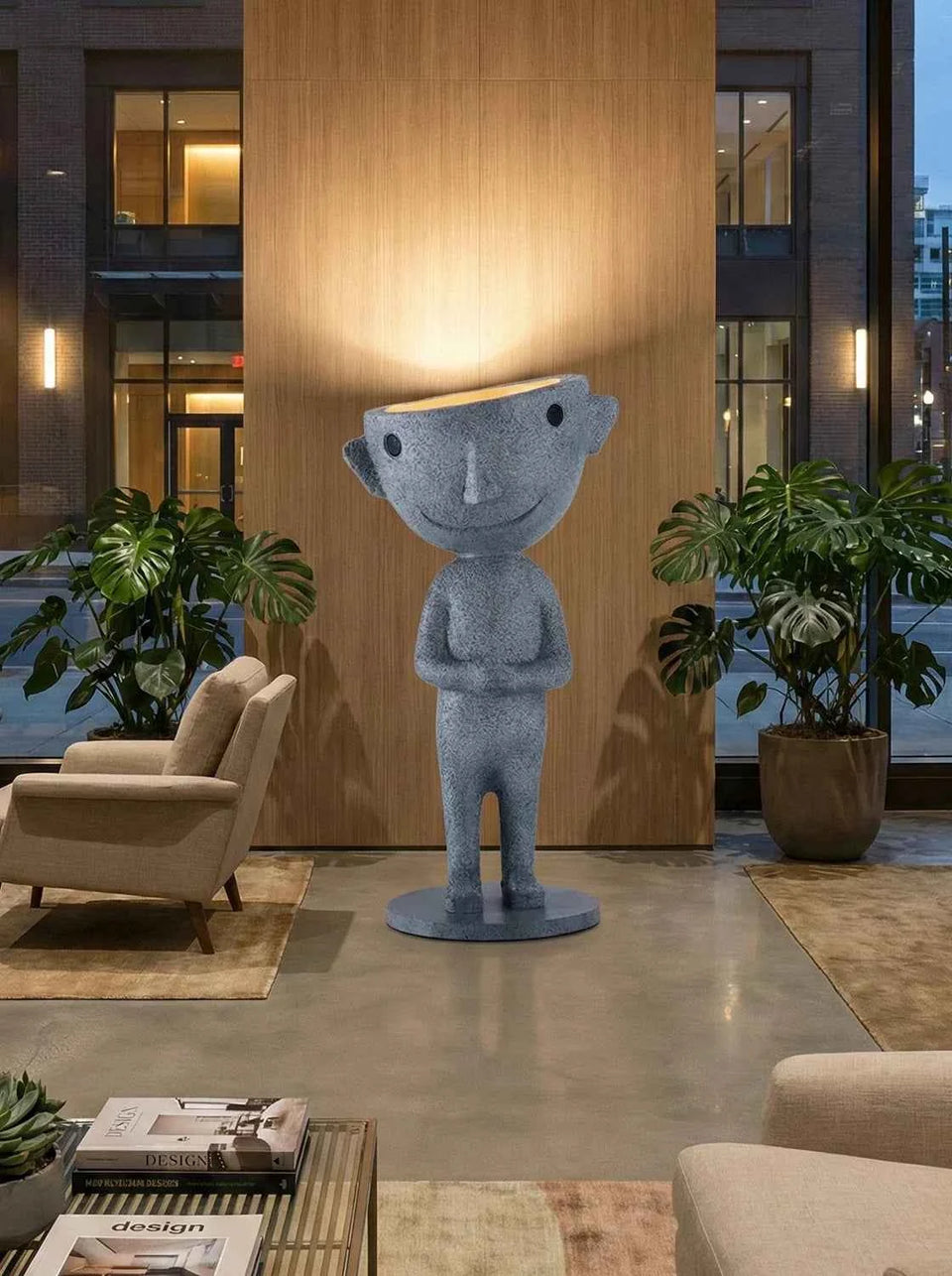 Alien Statue Floor Lamp