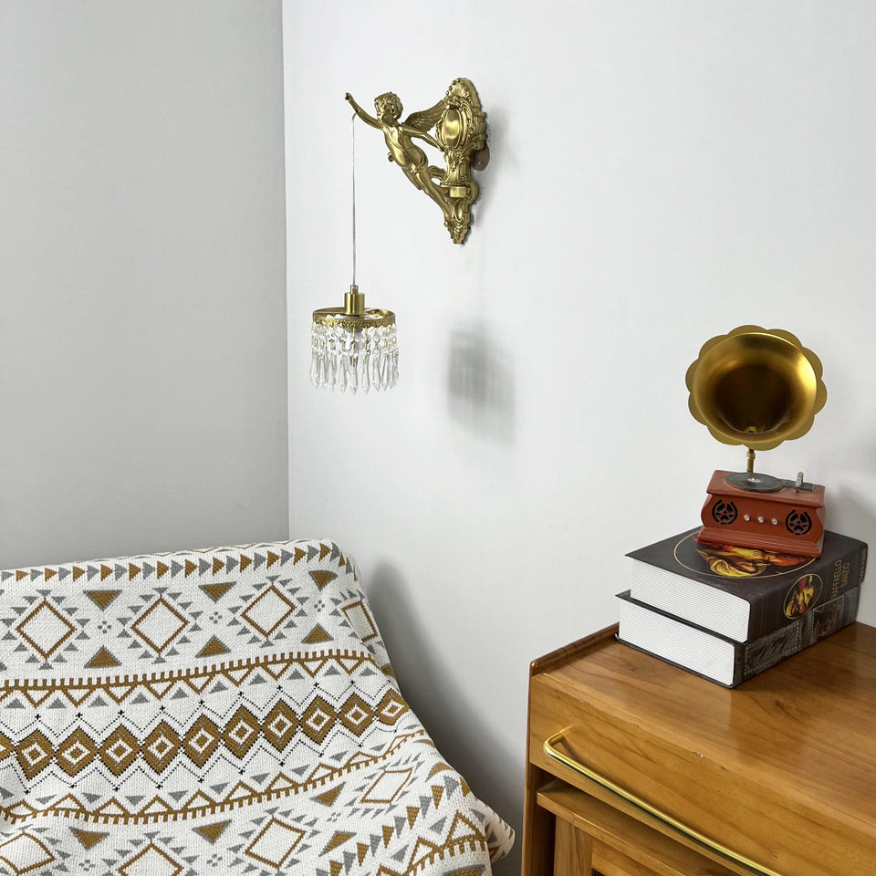 Angel Glass Wall Light