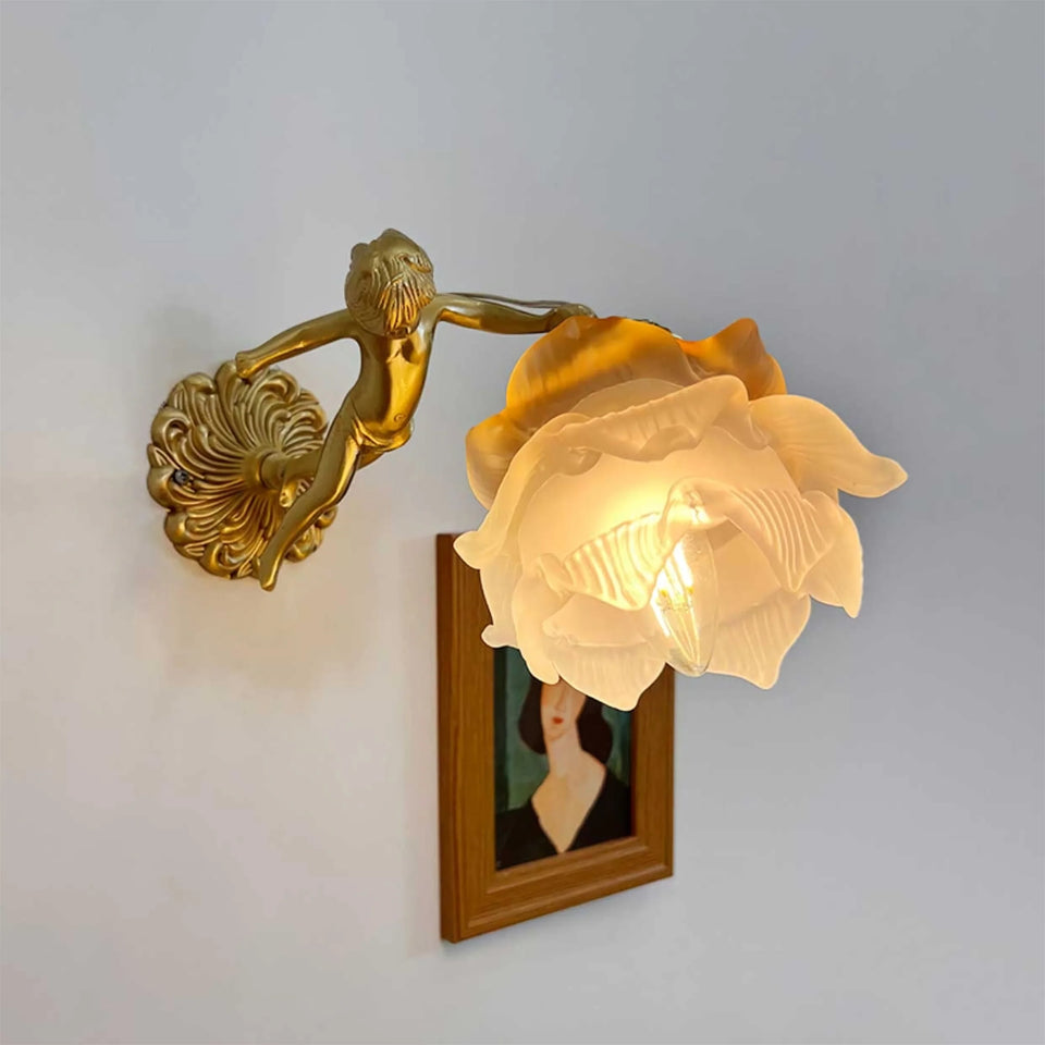 Angel Glass Wall Light
