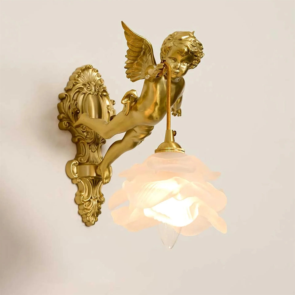 Angel Glass Wall Light