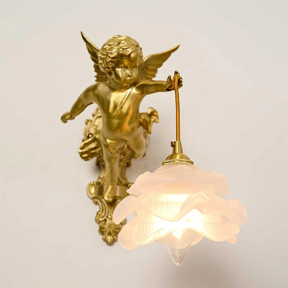 Angel Glass Wall Light