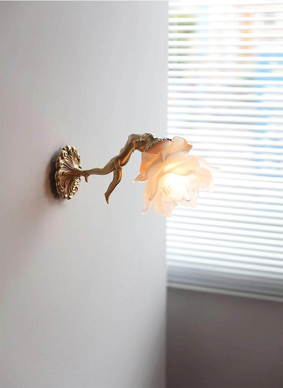 Angel Glass Wall Light